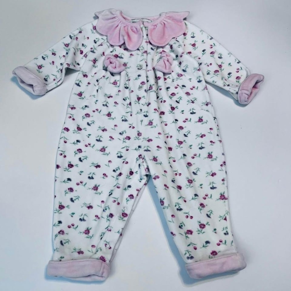 Vintage Threads Clothing for Kids Floral Sleeper 18M Soft Footless Pajamas - Picture 1 of 6